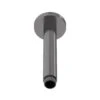 Nuie Brushed Gunmetal Round Ceiling Arm 150mm - ARM715
