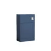 Nuie Deco Satin Blue 500mm Toilet Unit - FLT341 -Luxury Bath Shop nuie deco satin blue 500mm toilet unit flt341 89452.1666714474