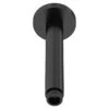 Nuie Matt Black Round Ceiling Arm 150mm - ARM415 -Luxury Bath Shop nuie matt black round ceiling arm 150mm arm415 main 72315.1664526002
