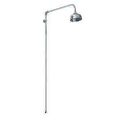 Nuie Rigid Riser Shower Kit With Swivel Spout - A3170
