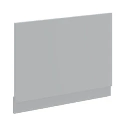 Matt Grey MDF 700mm End Bath Panel -Luxury Bath Shop oslo matt grey mdf 700mm end bath panel left 70515.1675857111