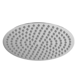 Polished Chrome 300mm Thin Round Fixed Shower Head