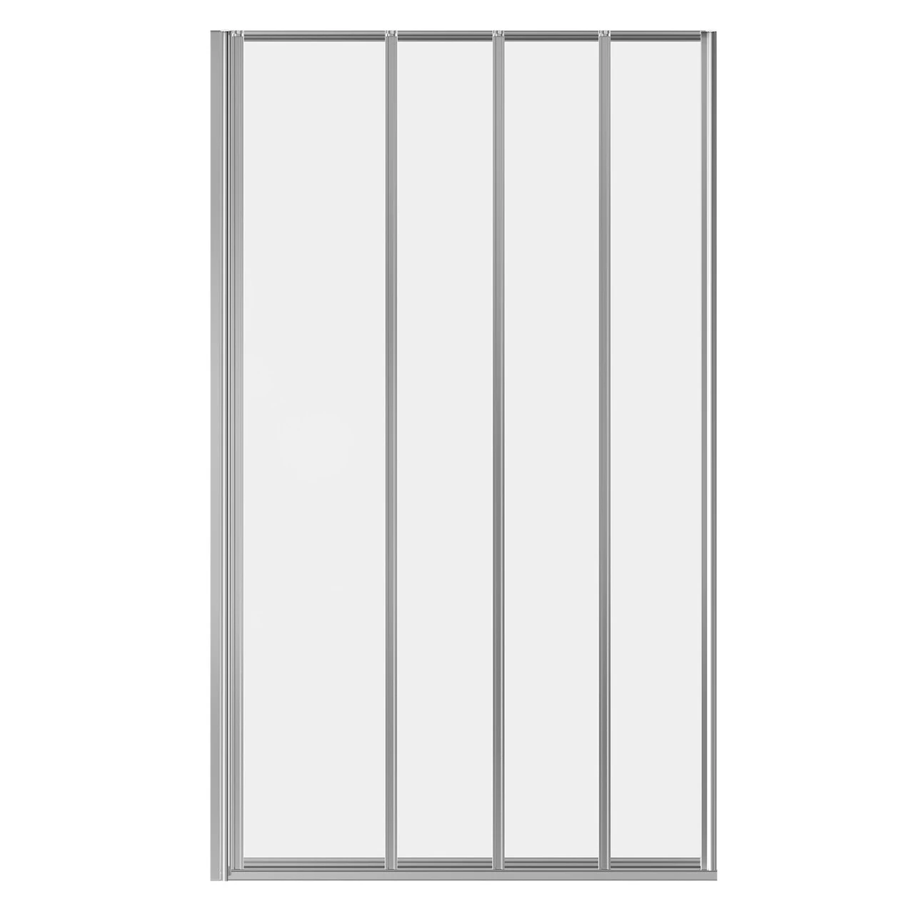 Polished Chrome 840mm Four Fold Shower Screen 5 Polished Chrome 840mm Four Fold Shower Screen - Image 3