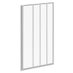 Polished Chrome 840mm Four Fold Shower Screen 11 Polished Chrome 840mm Four Fold Shower Screen -Luxury Bath Shop polished chrome 840mm four fold shower screen left 05047.1652443975