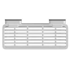 PushLoc Polished Chrome Wall Mounted Rectangular Shower Basket -Luxury Bath Shop pushloc polished chrome wall mounted rectangular shower basket top 99951.1652444788