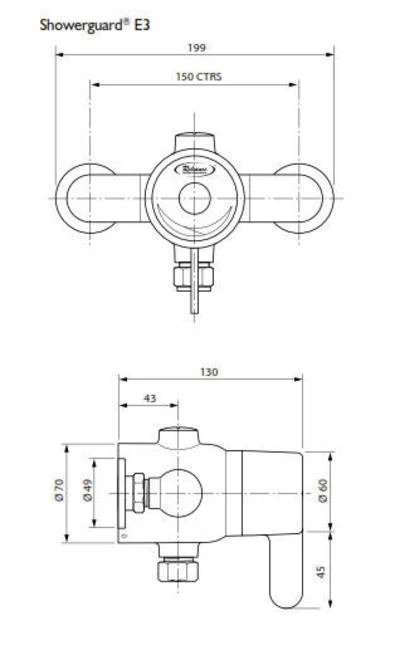 Reliance Showerguard E3 Exposed Sequential Control Shower (15Mm) - Show153100 4 Reliance Showerguard E3 Exposed Sequential Control Shower (15Mm) - Show153100 - Image 2