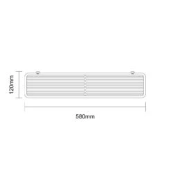 Selena Polished Chrome Large Wall Mounted Rectangular Shower Basket -Luxury Bath Shop selena polished chrome large wall mounted rectangular shower basket line top 53145.1652444038