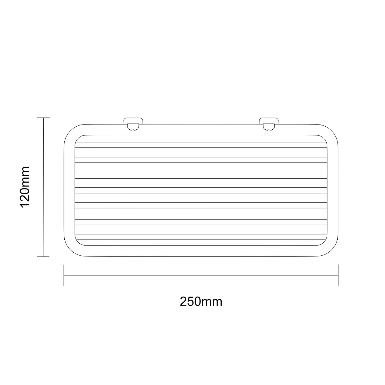 Selena Polished Chrome Small Wall Mounted Rectangular Shower Basket - Image 6