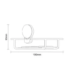 SuctionLoc Black Wall Mounted Corner Basket -Luxury Bath Shop suctionloc black wall mounted corner basket line side 46351.1688562380