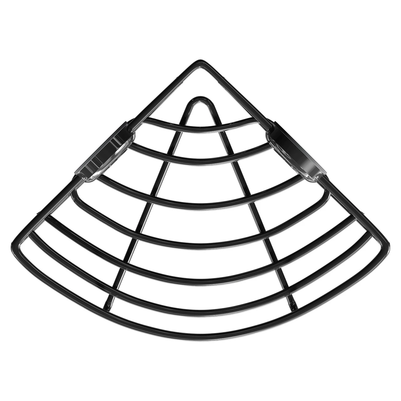 SuctionLoc Black Wall Mounted Corner Basket - Image 5