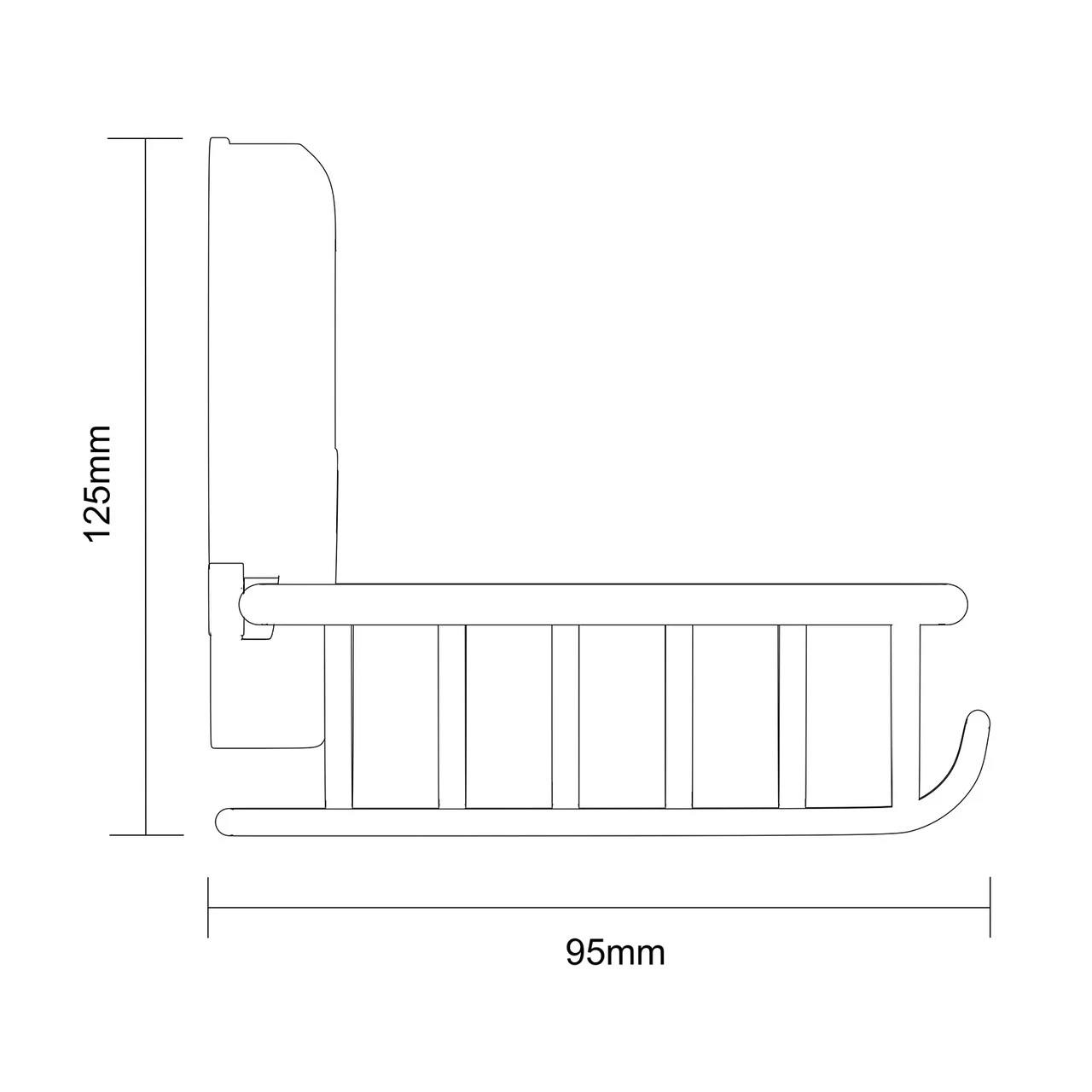 SuctionLoc Black Wall Mounted Soap Basket 8 SuctionLoc Black Wall Mounted Soap Basket - Image 6