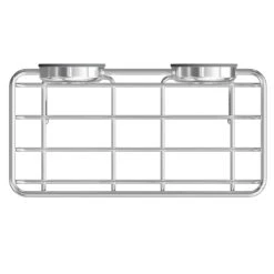 SuctionLoc Chrome Wall Mounted Sponge Basket -Luxury Bath Shop suctionloc chrome wall mounted sponge basket top 74057.1658132858