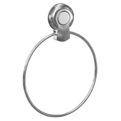 SuctionLoc Chrome Wall Mounted Towel Ring -Luxury Bath Shop suctionloc chrome wall mounted towel ring left 57158.1658132857