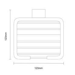 Taurus Polished Chrome Wall Mounted Soap Basket -Luxury Bath Shop taurus polished chrome wall mounted soap basket line top 09193.1652444469