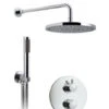 Vado Celsius Round Concealed 2 Outlet Thermostatic Shower Vavle - Wg-Celbox/4-C/P -Luxury Bath Shop vado celsius round concealed 2 outlet thermostatic shower vavle wg celbox 4 c p 1