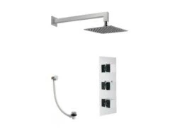 Vado Mix Concealed 3 Handle Thermostatic Shower Valve - Mix-1740-C/P