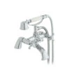 Vado Victoriana Deck Mounted Bath Shower Mixer - Chrome - Ax-Vic-131/S/Cd-Cp -Luxury Bath Shop vado victoriana deck mounted bath shower mixer chrome ax vic 131 s cd cp