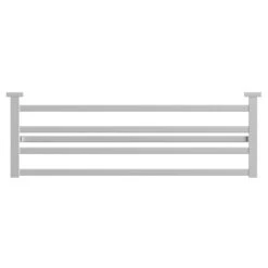 Virgo Polished Chrome Wall Mounted Towel Shelf With Towel Rail -Luxury Bath Shop virgo polished chrome wall mounted towel shelf with towel rail top 44801.1652444703